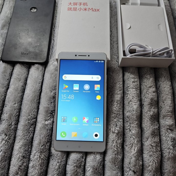 Xiaomi Mi Max 4/128GB White, полный комплект