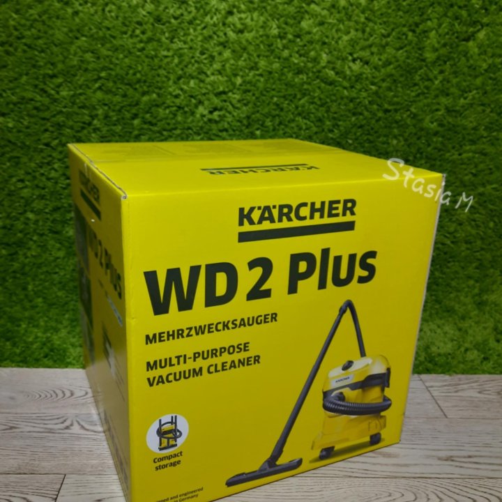 Строительный пылесос Karcher WD 2 Plus V-12/4/18