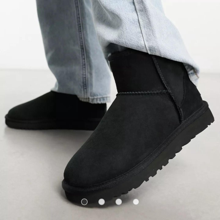 Угги UGG Mini Classic Black в замше