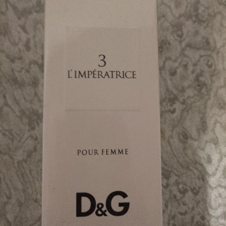 Туалетная вода L` imperatrice D&G Оригинал