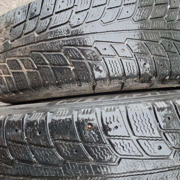 Шины зима липучка Hankook 185-65R15 4-2-1шт подбор