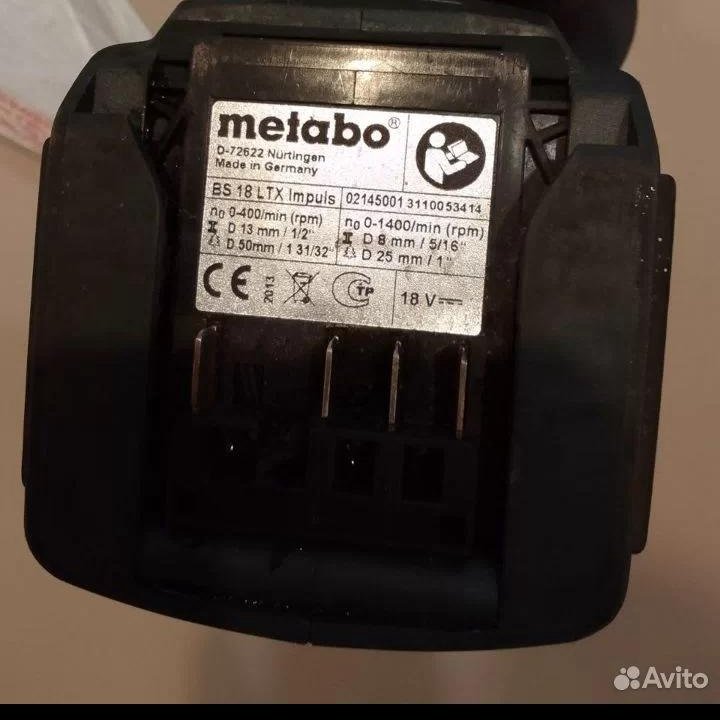 Шуруповерт Metabo BS18 LTX Impuls запчасти