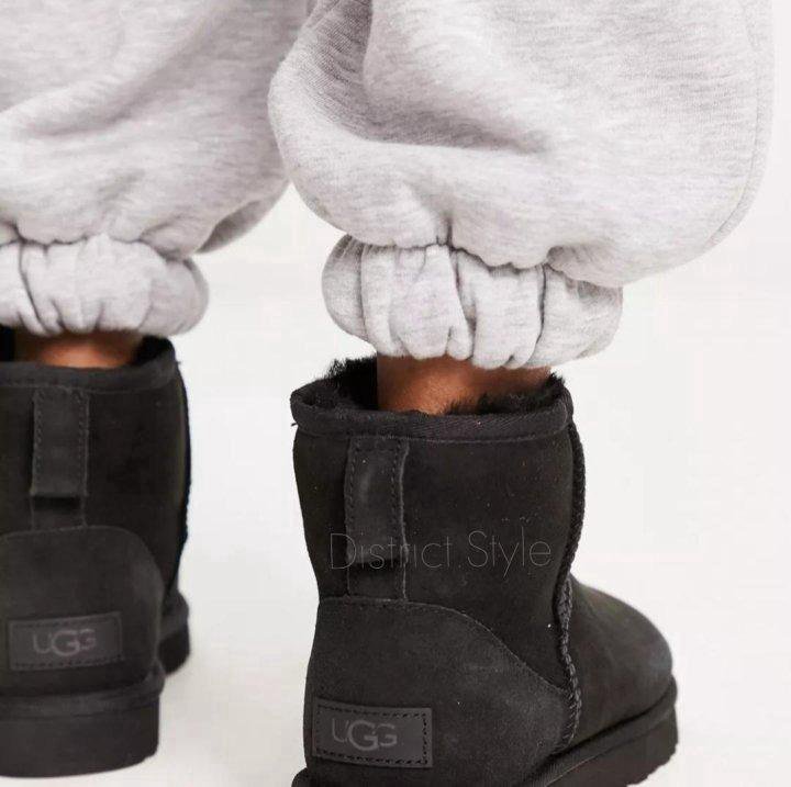 Угги ugg classic Men's Black в замше