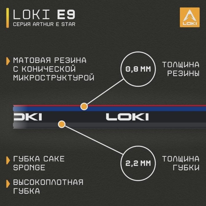 Ракетка для настольного тенниса Loki