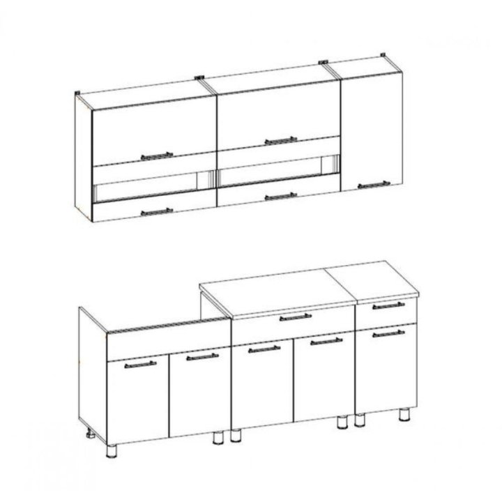 Кухонный гарнитур 2 м 