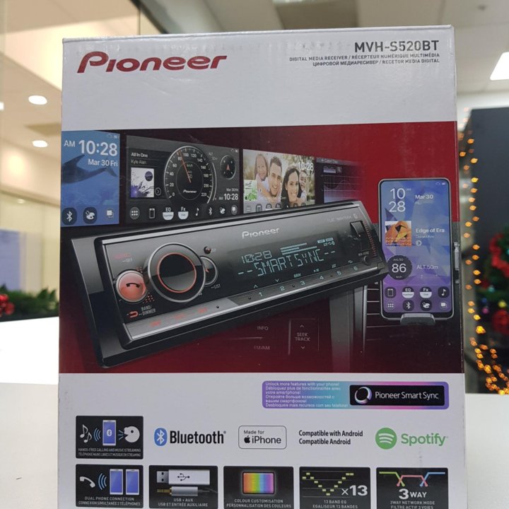 Pioneer mvh s520bt оригинал