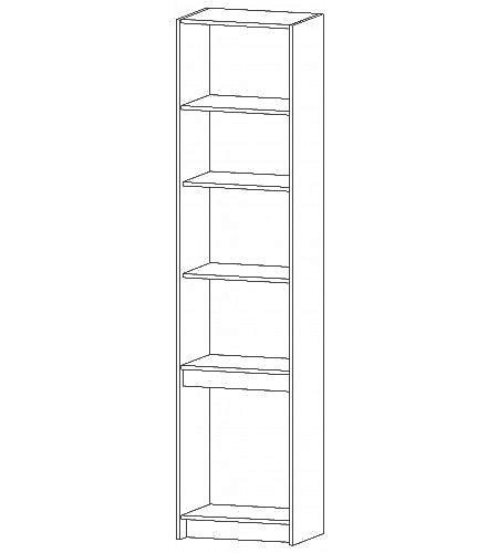 Новый шкаф пенал 500*2100 мм