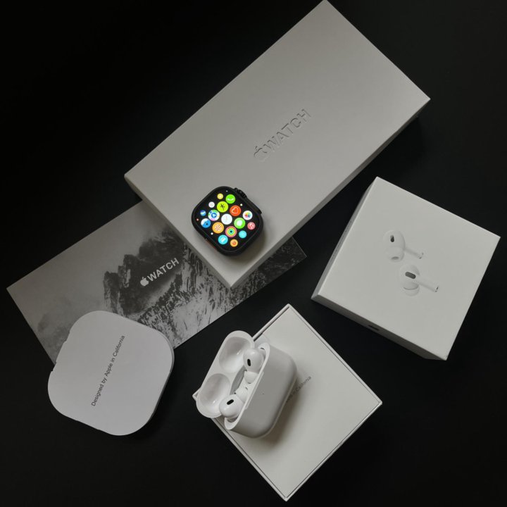 Подарочный набор Apple AirPods+AppleWatch