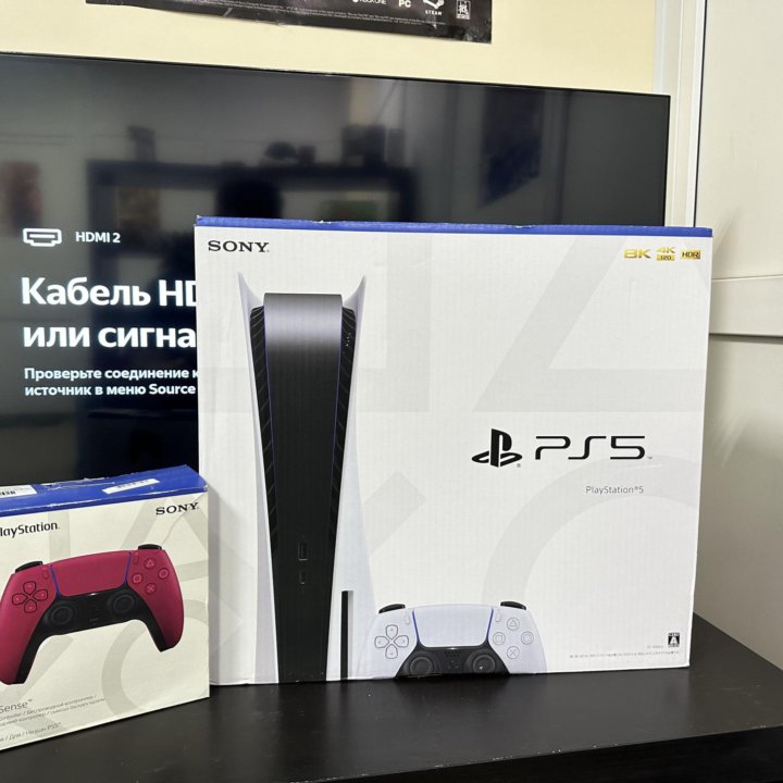 Sony ps5 новая + геймпад второй