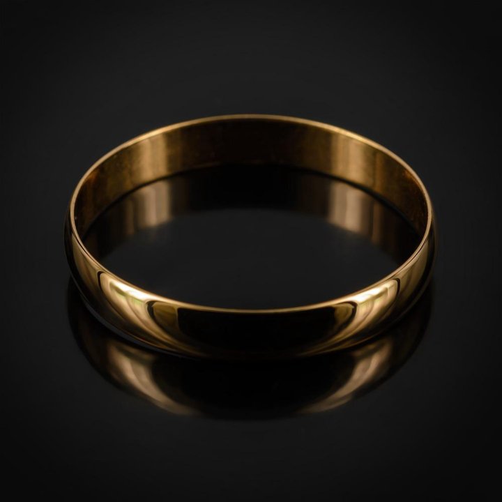 Золотое кольцо обручальное 21.5