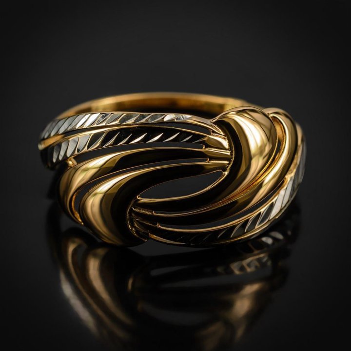 Золотое кольцо 21размер