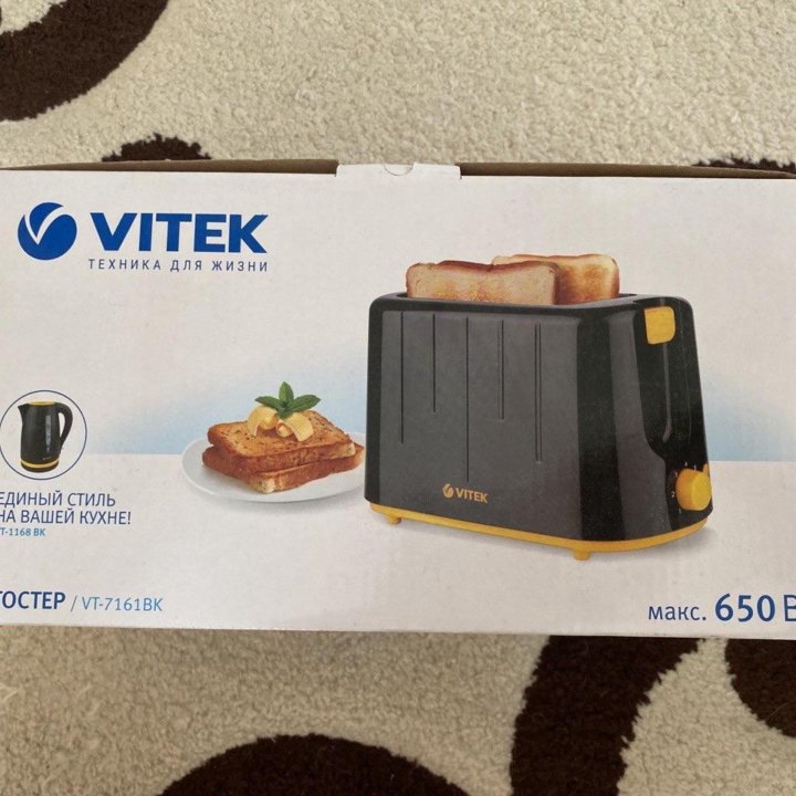 тостер vitek vt-7161BK