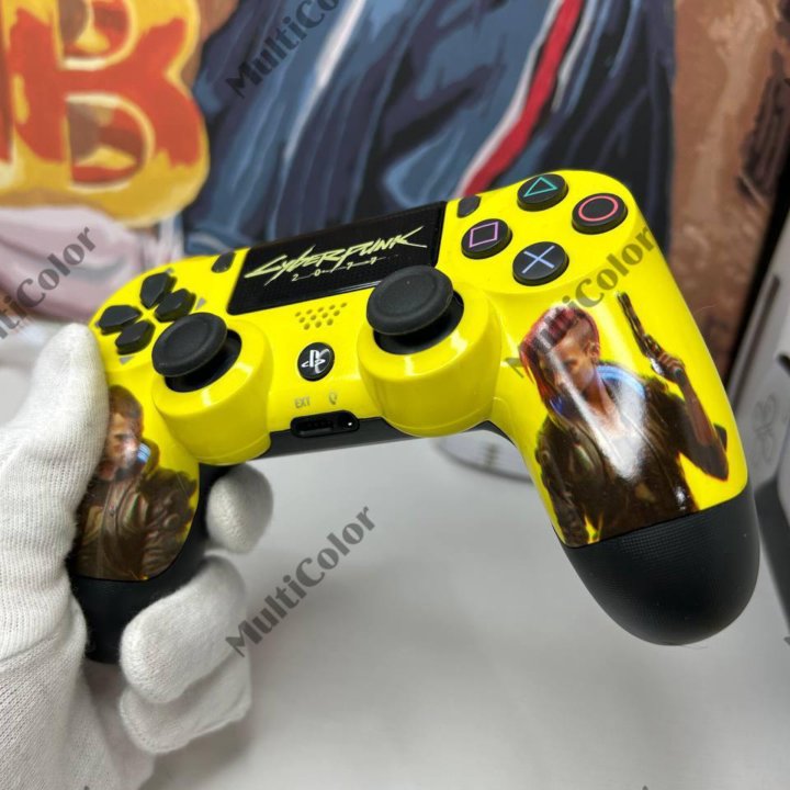 Cyberpunk DualShock 4 v2 Новый