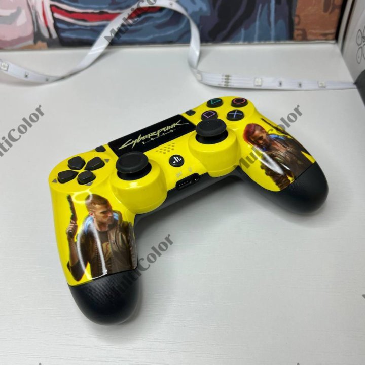 Cyberpunk DualShock 4 v2 Новый