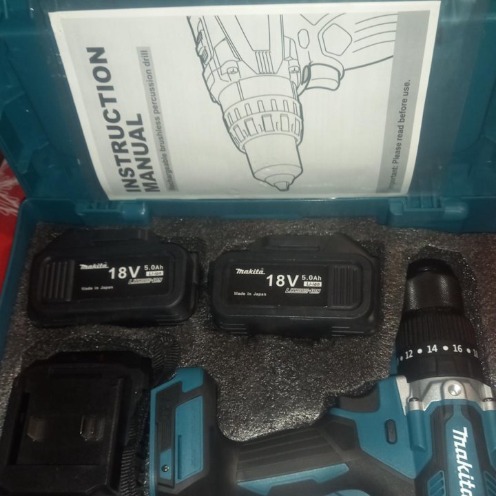 Шуруповерт Makita с крутящим моментом 120 Nm