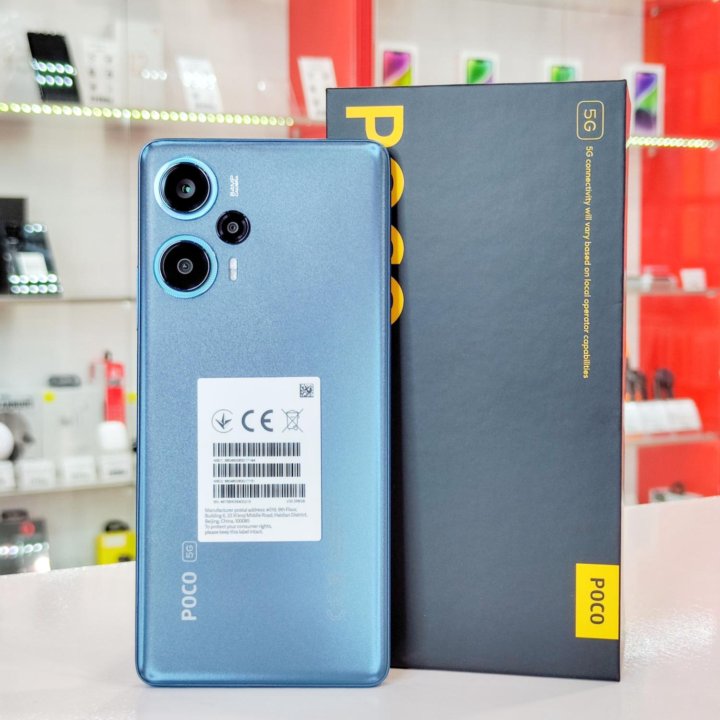 Xiaomi POCO F5 12/256Gb Blue Новый,гарантия 1 год!