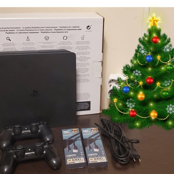 Sony Playstation 4 (PS4) Slim 1тб 700+ игр