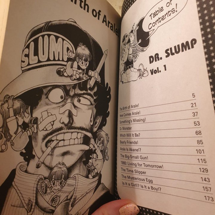 Манга японская Dr. slump, доктор Сламп