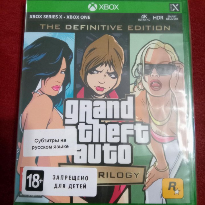 GTA Trilogy definitive edition Xbox новый