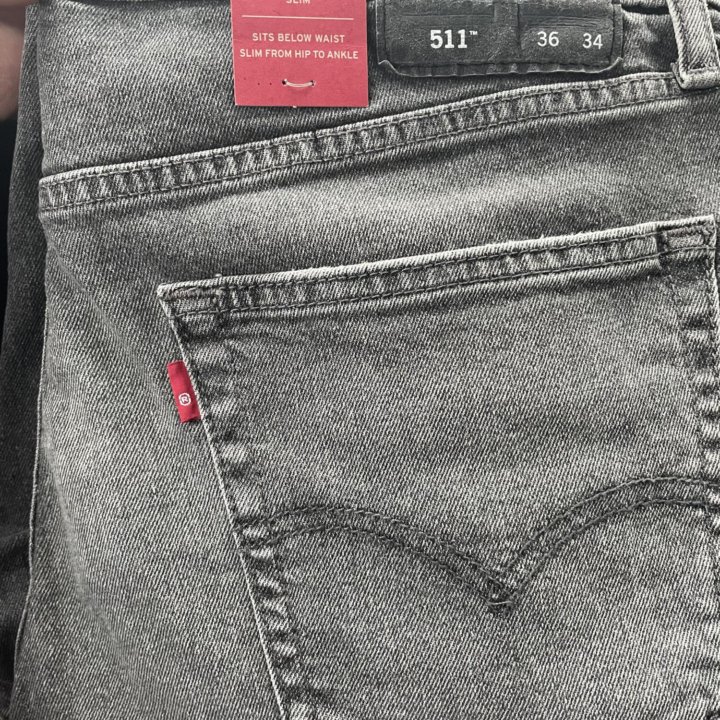 Джинсы levis 511.W36L34.Рынок США