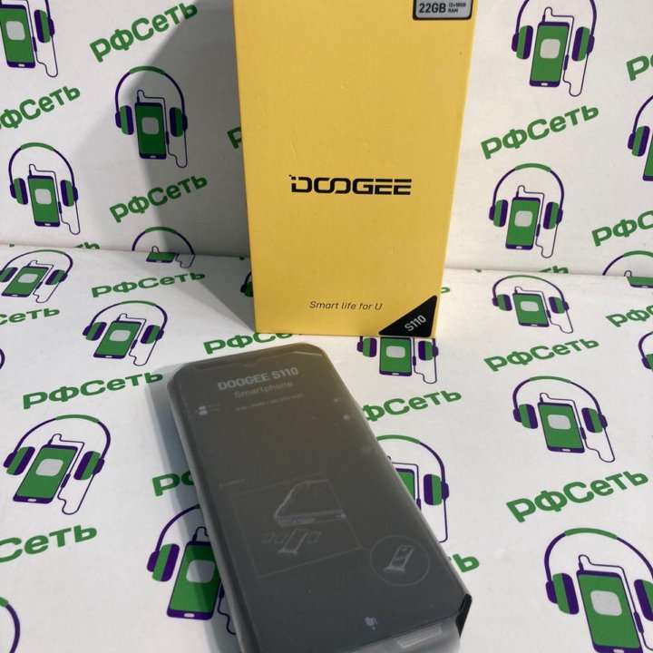 DOOGEE S110 12/256Gb 50Мпикс 10800mAh NFC 6.58