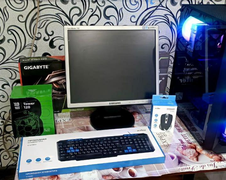 Игровой 12 ядер + RTX2060S + DDR4 16GB+M2 512GB