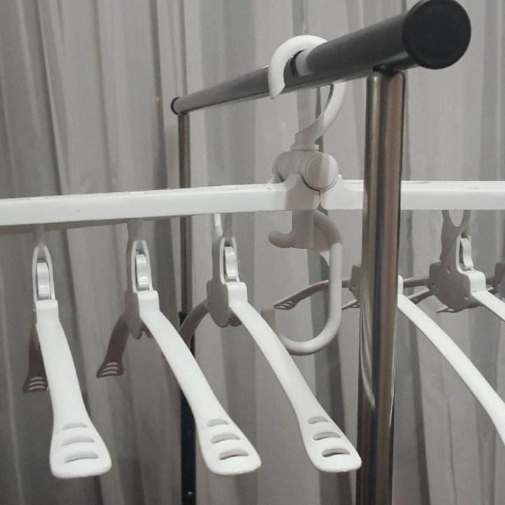 Рейл напольная вешалка для одежды бу IKEA