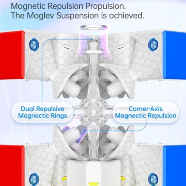 Кубик Рубика 3х3 GAN 356 Maglev магнитная левитация
