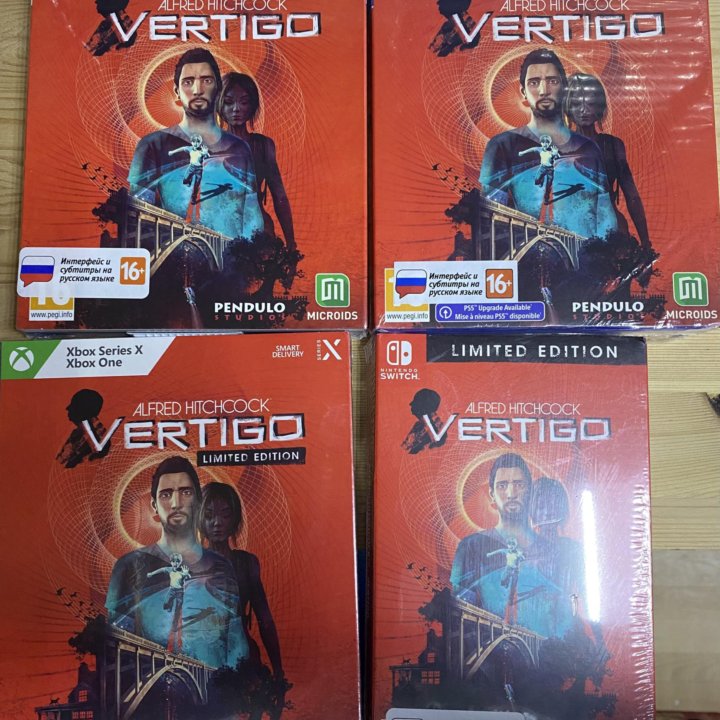 Vertigo Alfred Hitchcock ps4,ps5,Xbox,switch