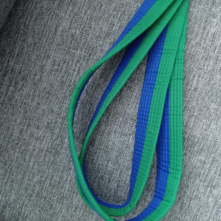 Сине-зелёный пояс для тхэквондо