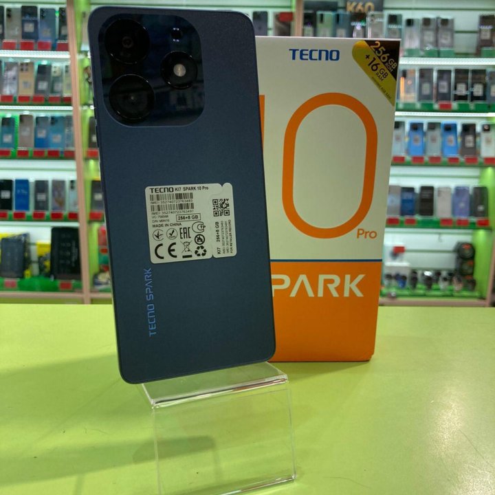 Tecno Spark 10 Pro 8/256Gb 50Мп 5000mAh NFC 6.78