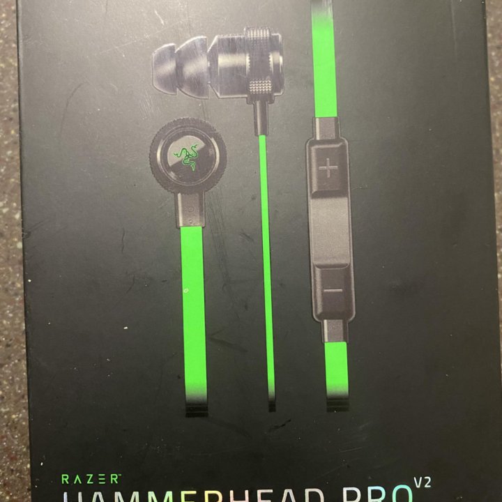 Наушники игровые razer hammerhead pro v2