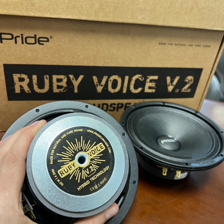 Динамики колонки Pride Ruby Voice 6,5 v2 (150 Вт)