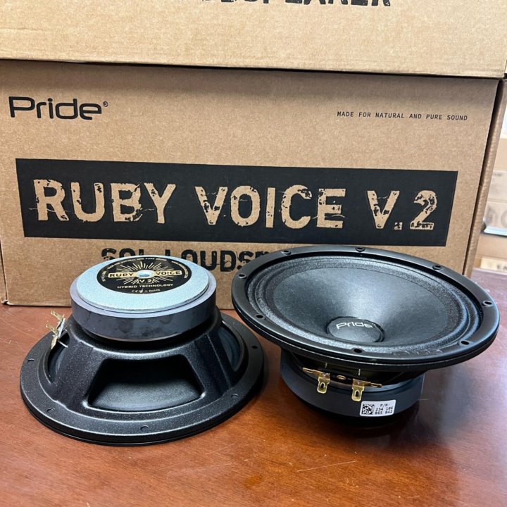 Динамики колонки Pride Ruby Voice 6,5 v2 (150 Вт)