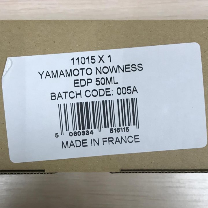 Новая парфюмерная вода Yohji Yamamoto Nowness