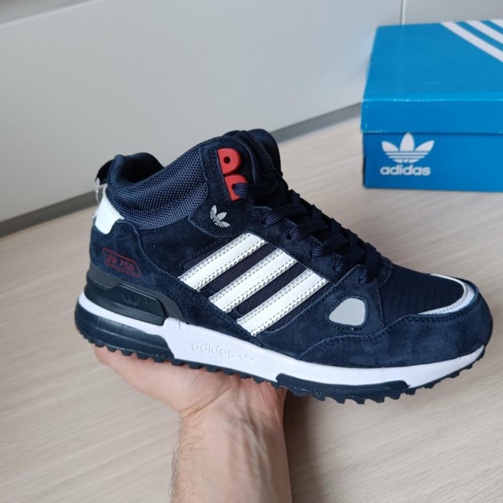 Кроссовки Adidas Zx750 зима шерсть