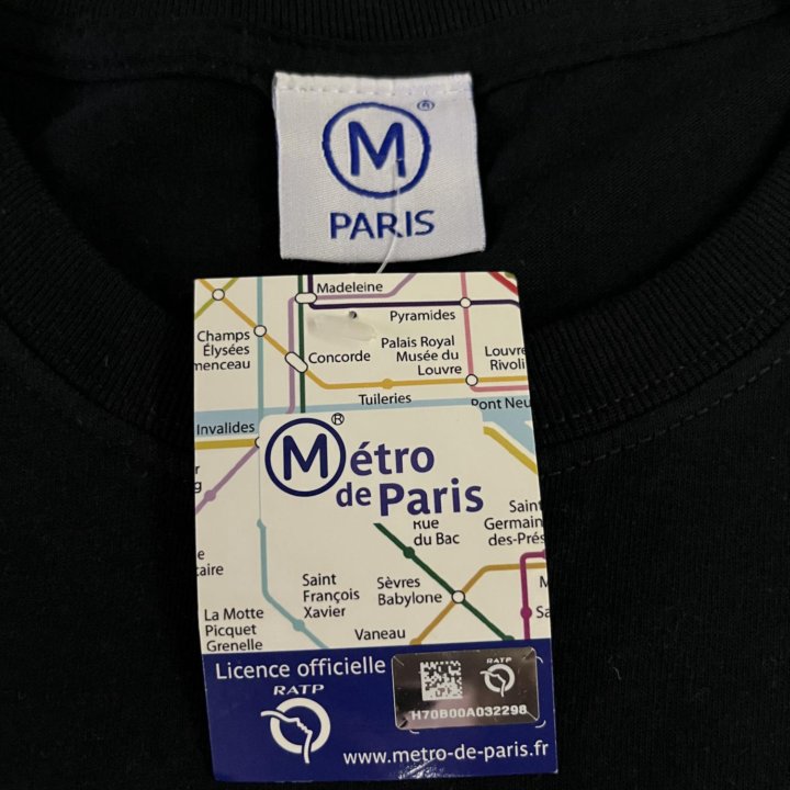 T-shirt Homme Paris Métro Officiel XL (Оверсайз)