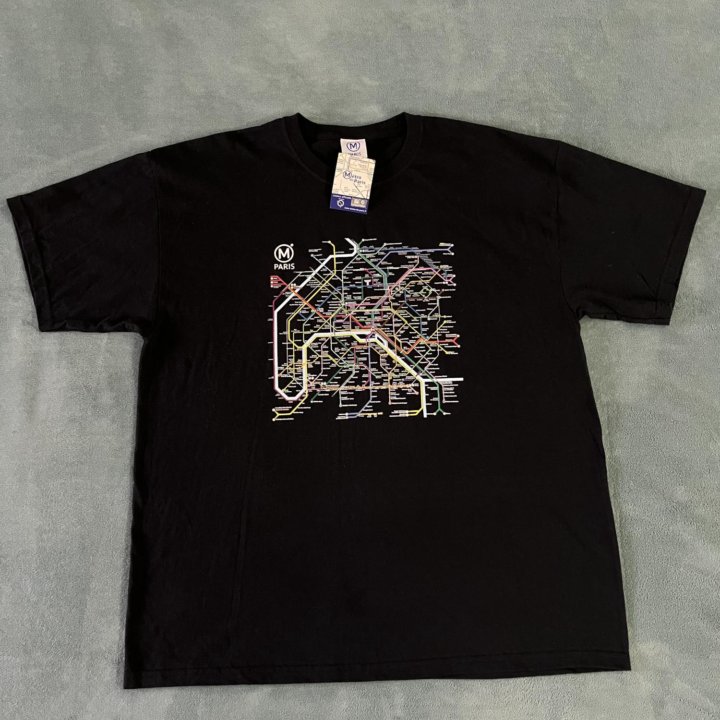 T-shirt Homme Paris Métro Officiel XL (Оверсайз)