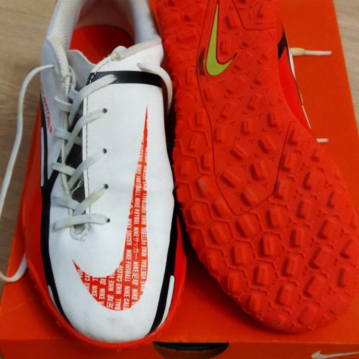 Сороконожки nike phantom gt2 club tf, размер 35,5