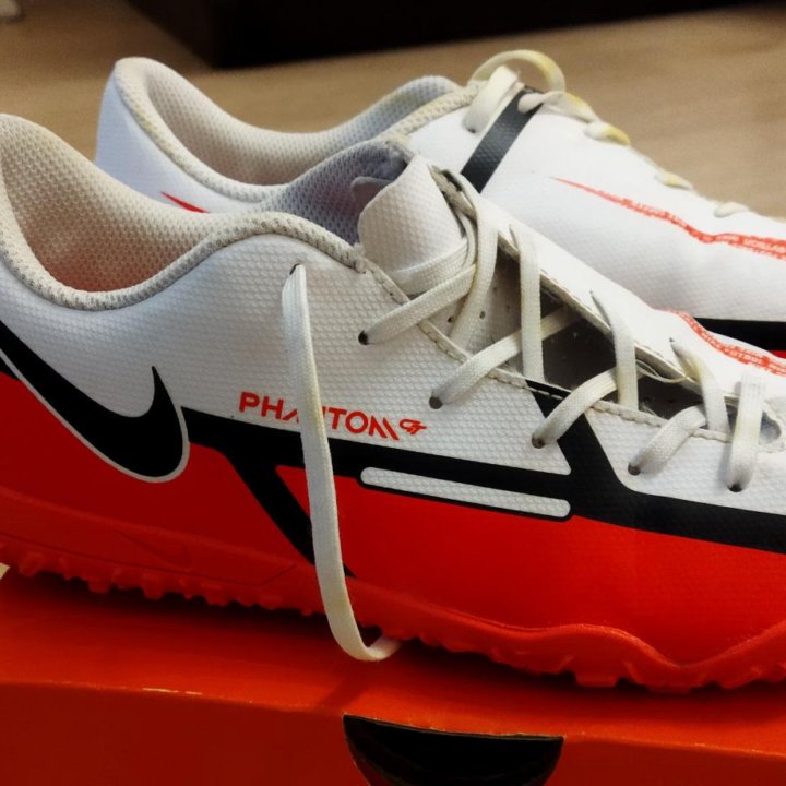 Сороконожки nike phantom gt2 club tf, размер 35,5