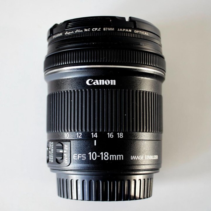 Широкоугольный объектив Canon 10-18mm+ светофильтр