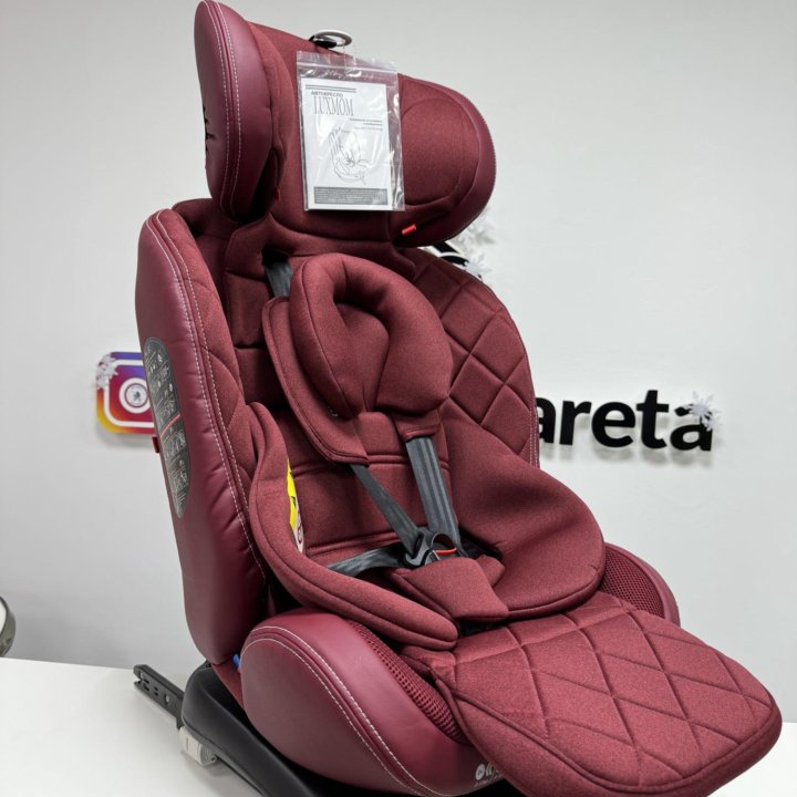 Автокресло от 0 до 36 кг с креплениями isofix