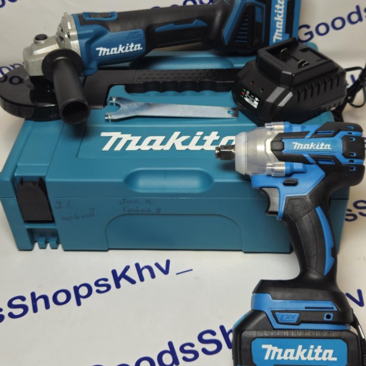 Набор аккумуляторного инструмента Makita 2в1