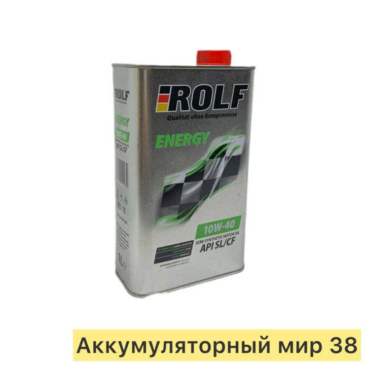 Масло моторное ROLF ENEGY 10W-40 A3/B4, SL/CF 1л