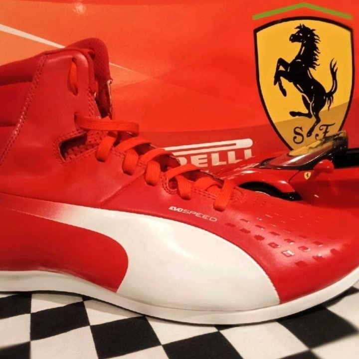 Высокие кроссовки-боты puma / Ferrari / EVOspeed