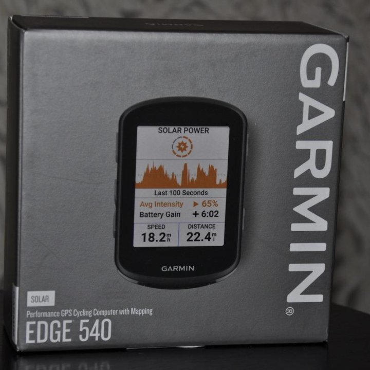 Garmin Edge 540 Solar (новый, запечатанный)