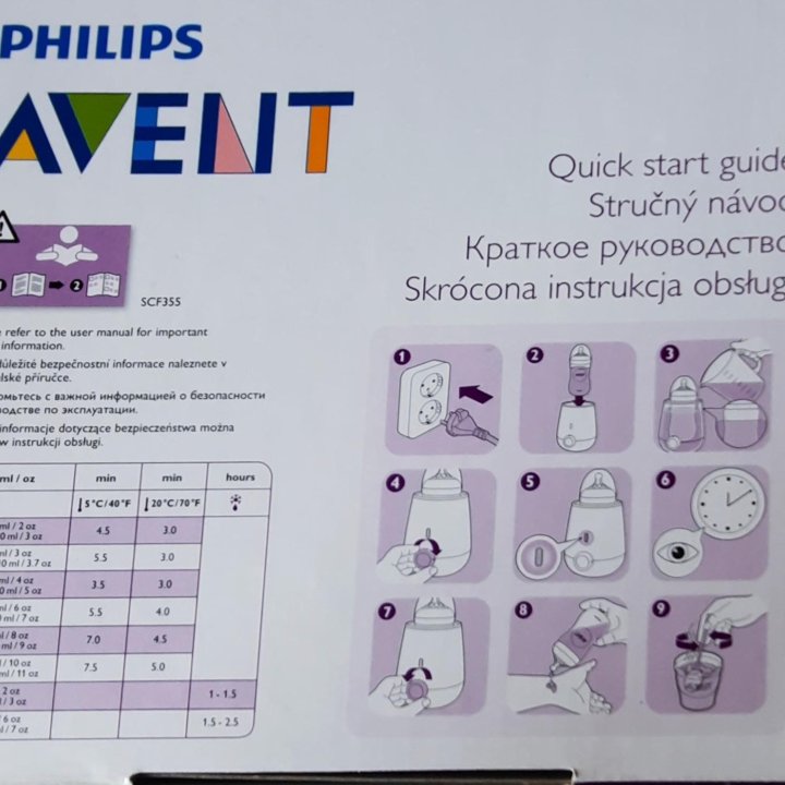 Подогреватель бутылочек PHILIPS AVENT