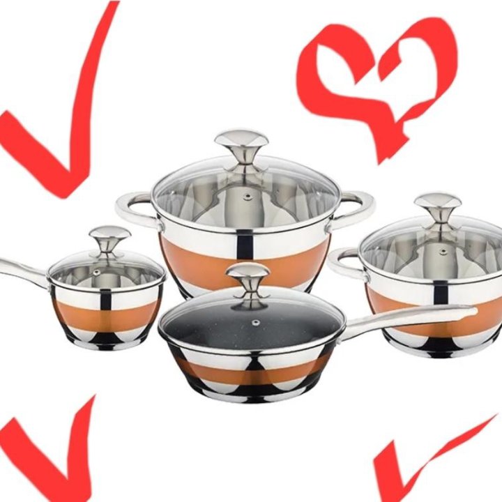 Набор кастрюль