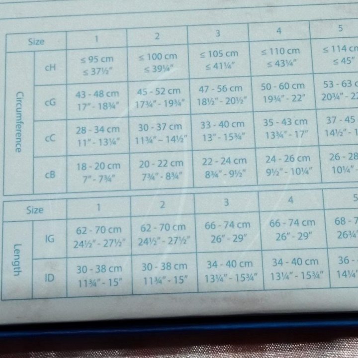 Компрессионные медицинские колготки, 5 размер, нов