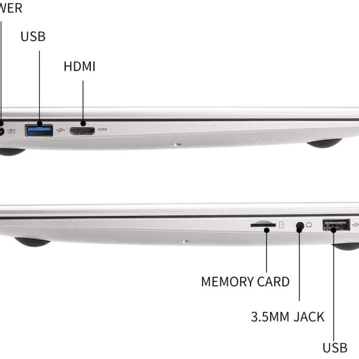 Новый Ноутбук 4/64GB SSD, Intel Core 8th Gen